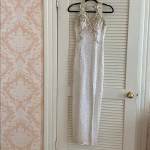 CUSTOM Ivory Sequin Ball/Wedding Gown